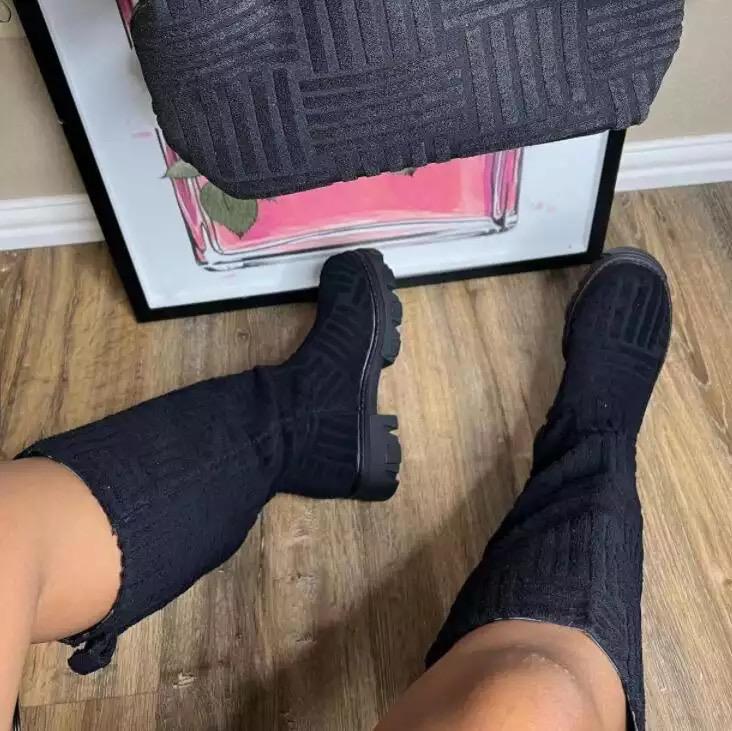 מגף גבוה מגבת ספיר